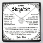 To My Daughter - Necklace Gift From Dad