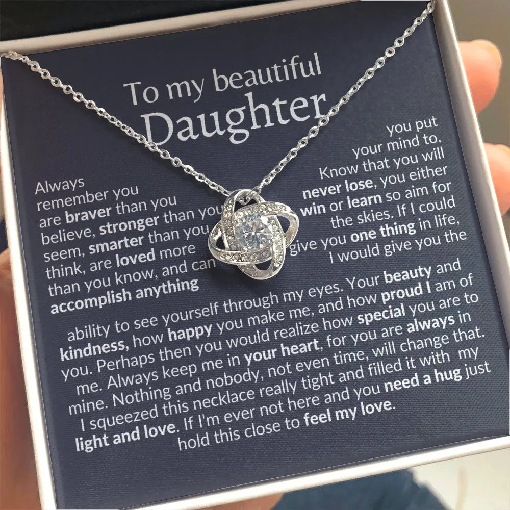 To My Beautiful Daughter - Necklace Gift Set