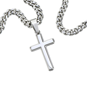 To My Son Cross Necklace From Mom , With Message Card And Gift Box, Necklaces For Birthday, Anniversary, Christmas Gift