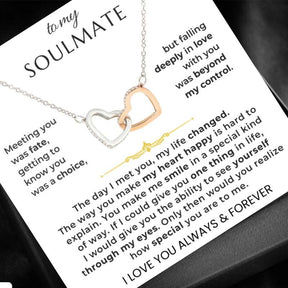 To My Soulmate - Intertwined Hearts Gift Set