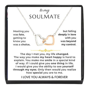 To My Soulmate - Intertwined Hearts Gift Set