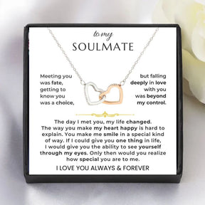 To My Soulmate - Intertwined Hearts Gift Set